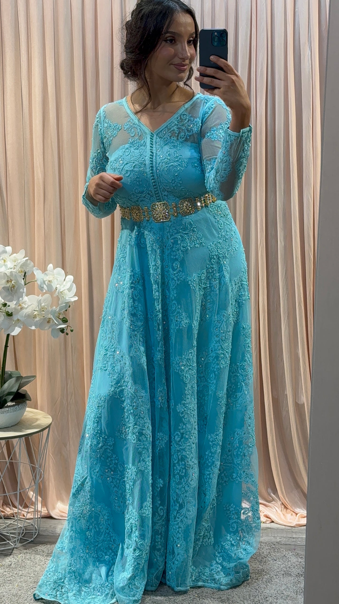 Caftan dantela