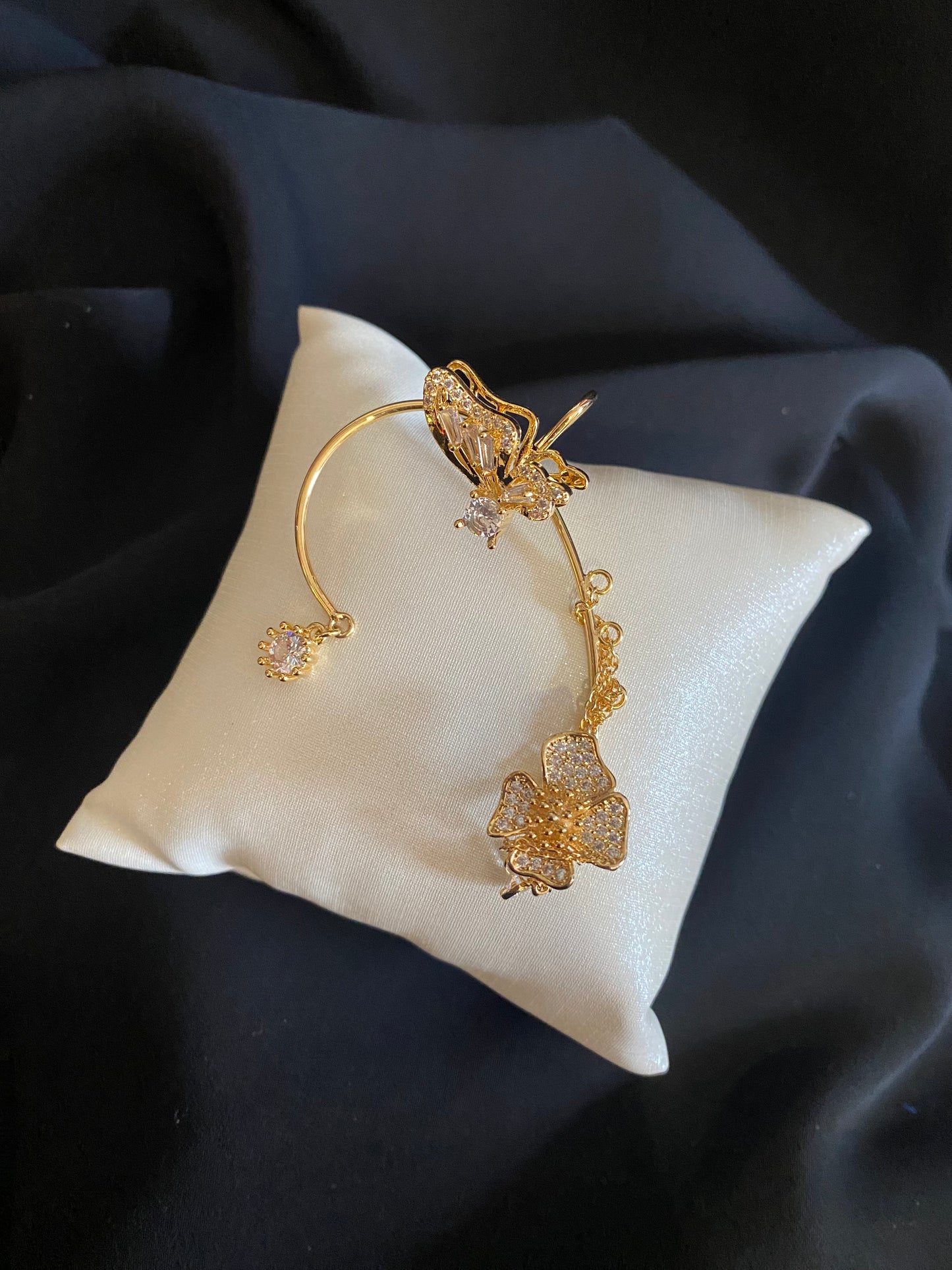 Accessoires d’oreille motif floral