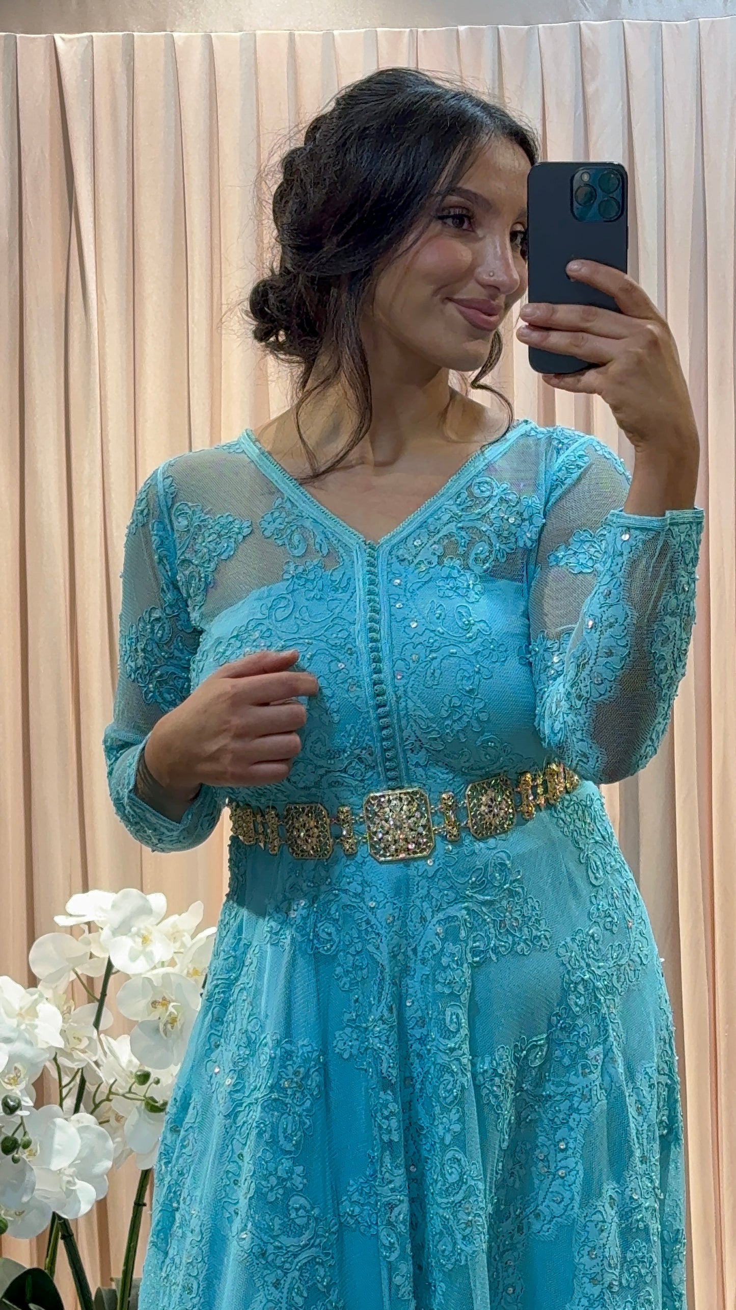 Caftan dantela