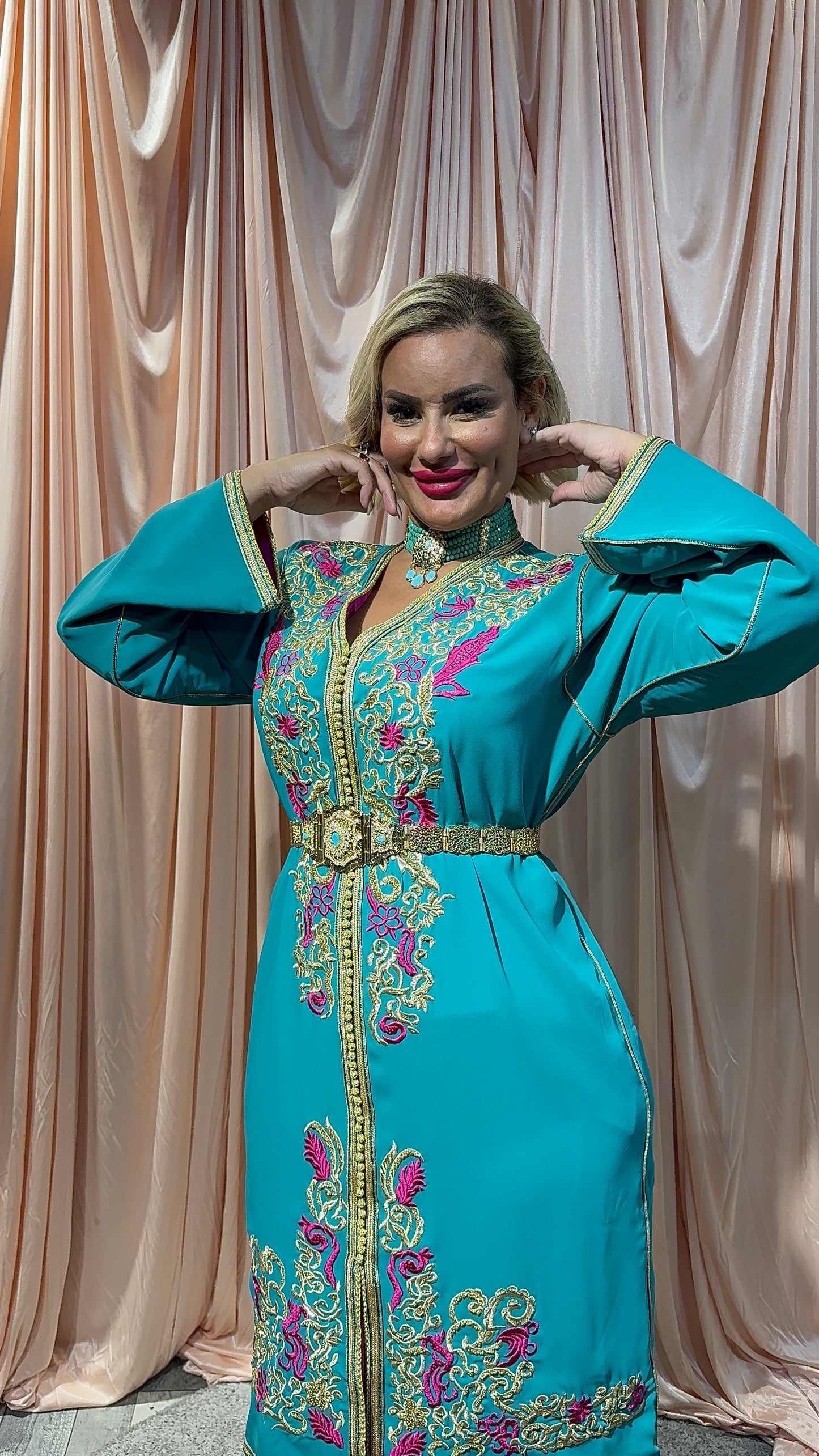 Caftan dora court