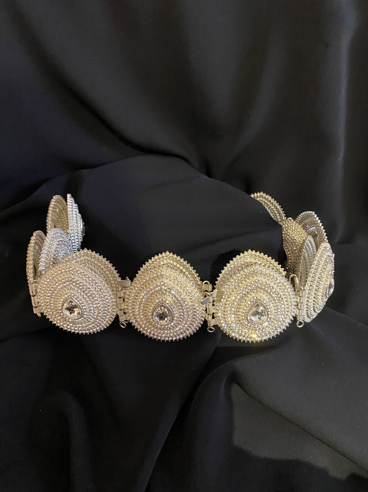 Ceinture argentée