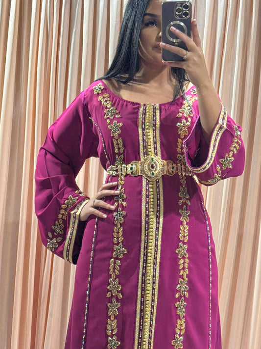 Caftan col bateau