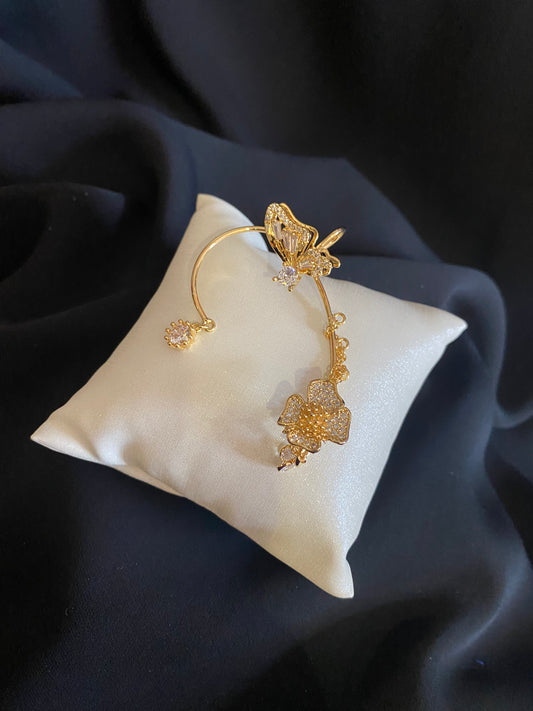 Accessoires d’oreille motif floral